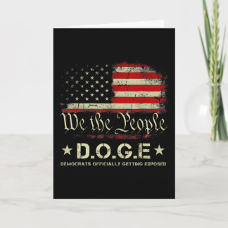 Doge-demokrater officiellt exponerade Trump 20 Kort