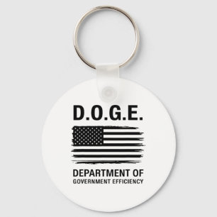 Doge Department of Government Efficiency 4 Nyckelring