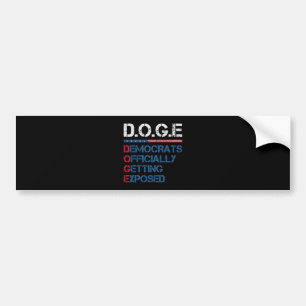 DOGE Department of Government Efficiency Bildekal
