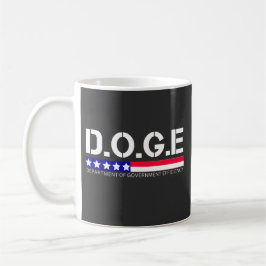 DOGE Department of Government Efficiency Kaffemugg