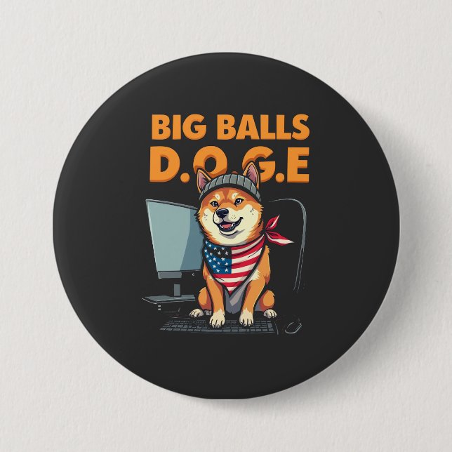 Doge Department of Government Efficiency Knapp (Framsida)