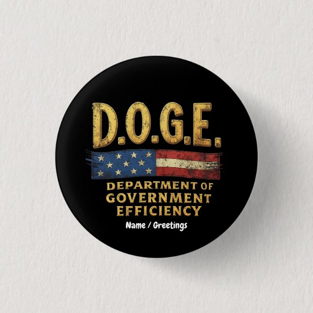 DOGE Department of Government Efficiency  Knapp (Framsida)