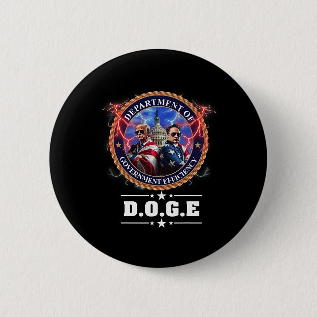 Doge Department Of Government Efficiency Trump 47e Knapp (Framsida)