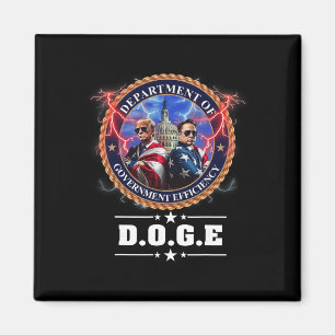Doge Department Of Government Efficiency Trump 47e Magnet