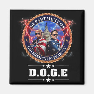 Doge Department of Government Efficiency Trump 47t Magnet