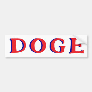 DOGE Department of Government Efficiency watchdog Bildekal
