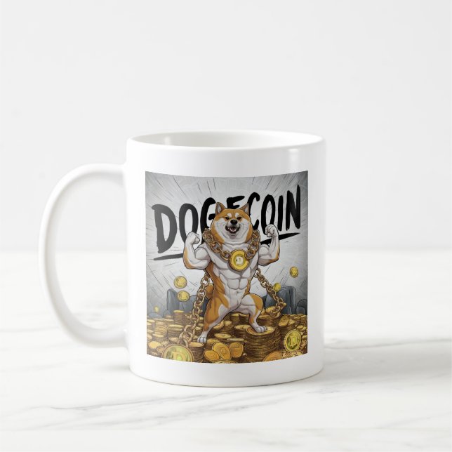 Doge Hund Kaffemugg (Vänster)
