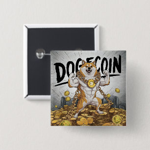 Doge Hund Knapp