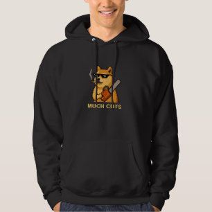 Doge Hund Motorsåg D.O.G.E Rolig Shiba Inu Doge Så Hoodie