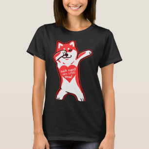Doge Meme Alla hjärtans dag T-shirt - Dabba Shiba