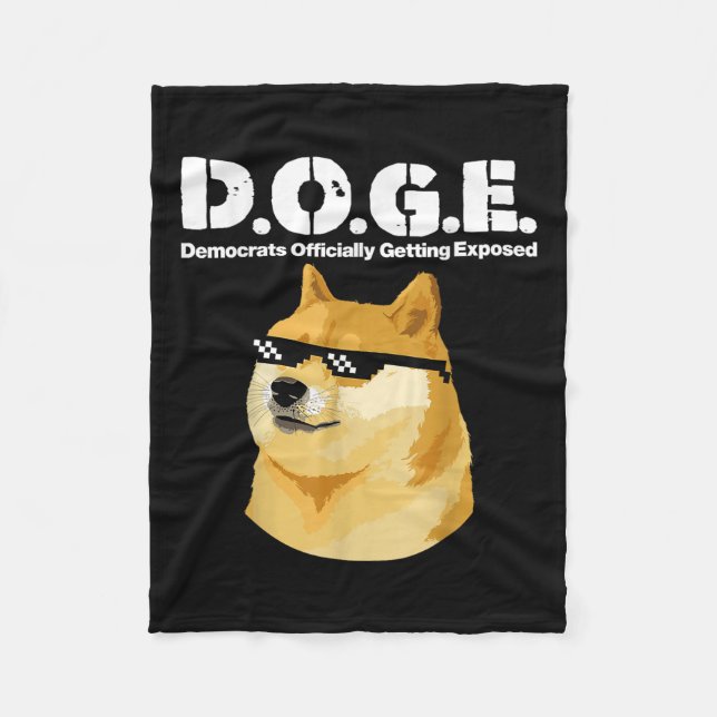 Doge Memors blir officiellt exponerade för D.o Fleecefilt (Framsidan)