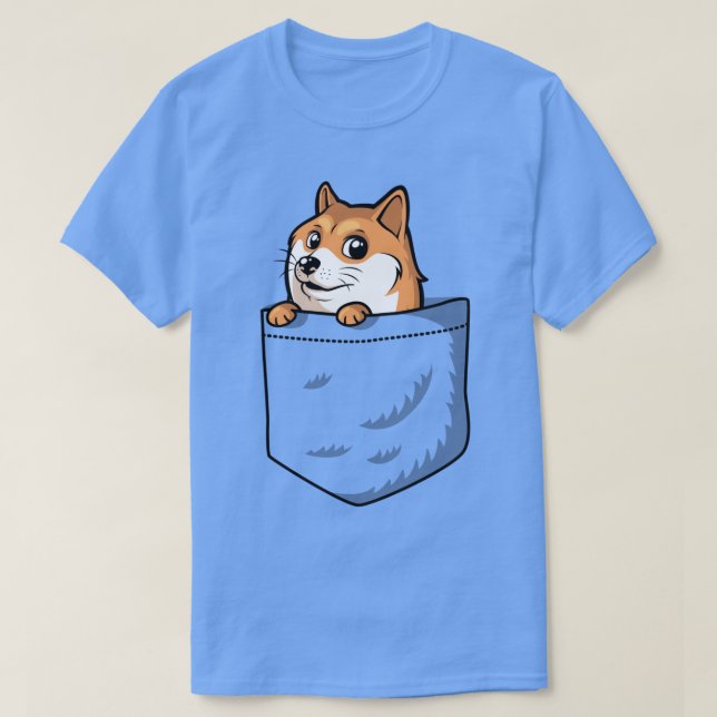 Doge Pocket T Shirt (Design framsida)