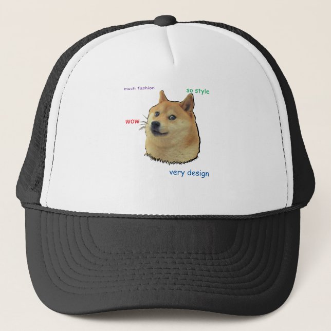 Doge.  Så Shibe Truckerkeps (Framsida)