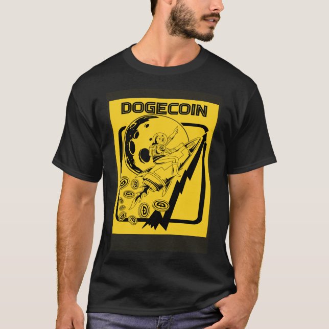 Doge till Måne T Shirt (Framsida)