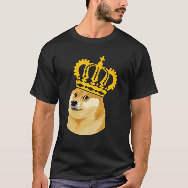 Dogecin-gåvor, doge Meme Mycket Coin T Shirt (Framsida)