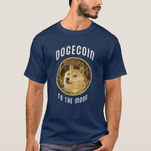 Dogecin till kryptokopian för kryptomembranet i M T Shirt