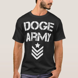 Dogecoin Army Crypto Trader Miner Bull Market Funn T Shirt
