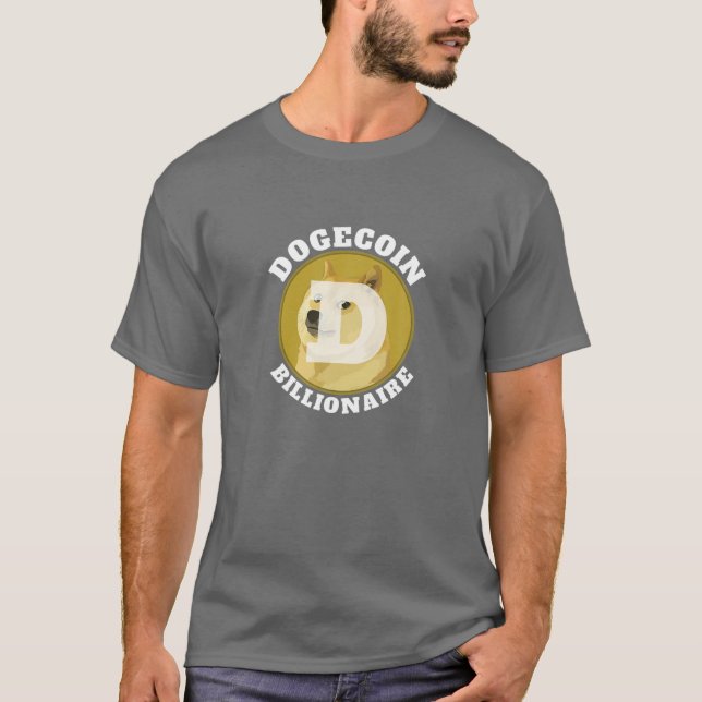 Dogecoin Billionaire T Shirt (Framsida)