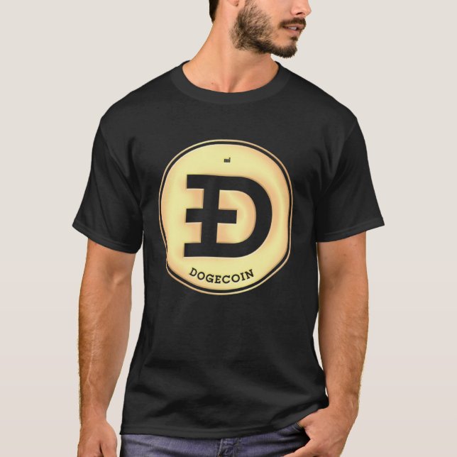 Dogecoin   cute crypto t shirt (Framsida)