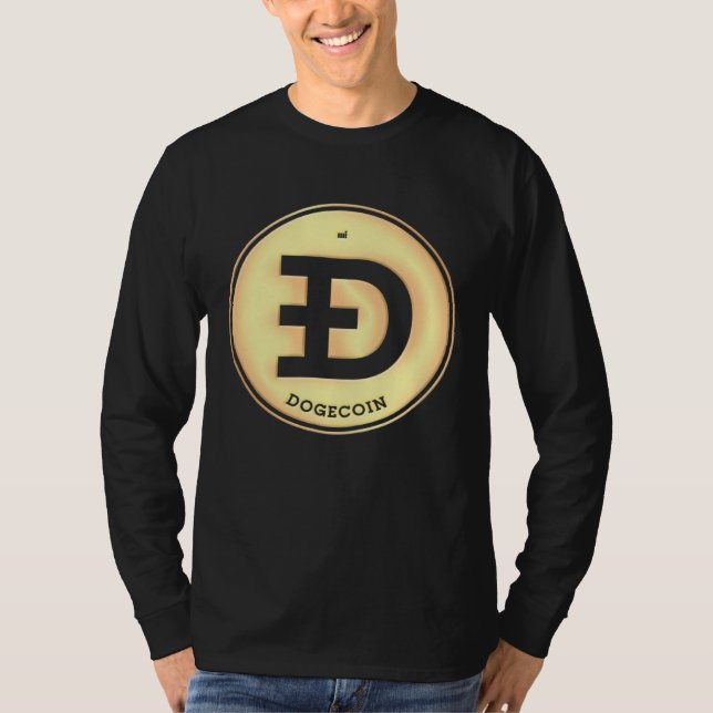Dogecoin   cute crypto t shirt (Framsida)