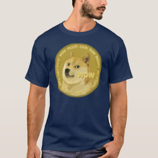 Dogecoin, den mörka T-tröja som "till för månen" Tee Shirt