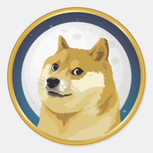 Dogecoin Doge Day 4/20 Lagrar Market Crypto Funny Runt Klistermärke