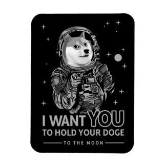 Dogecoin Doge... Jag vill att du ska till Måne Cry Magnet