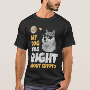 Dogecoin Dogecoin Coin Doge Crypto Manar Kvinnor T Shirt