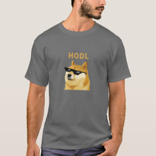 Dogecoin HODL Cryptocurrency T Shirt
