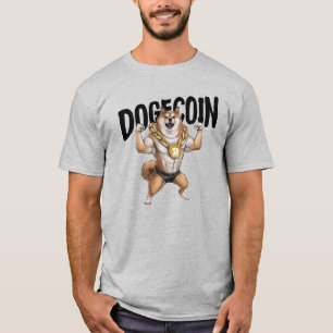 Dogecoin Hund Tshirt T Shirt