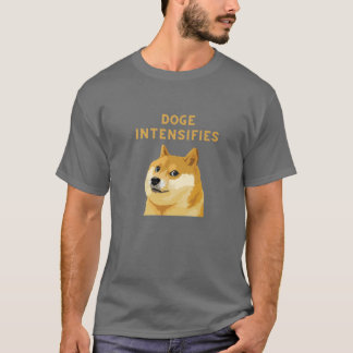 Dogecoin intensifierar kryptocurrency t shirt