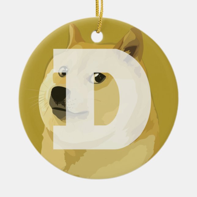Dogecoin jul Ornament (Framsidan)