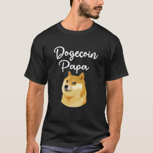 Dogecoin Pappa Doge Hold Funny Doge Crypto Meme Hu T Shirt