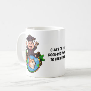 Dogecoin Studenten Personlig Kaffemugg