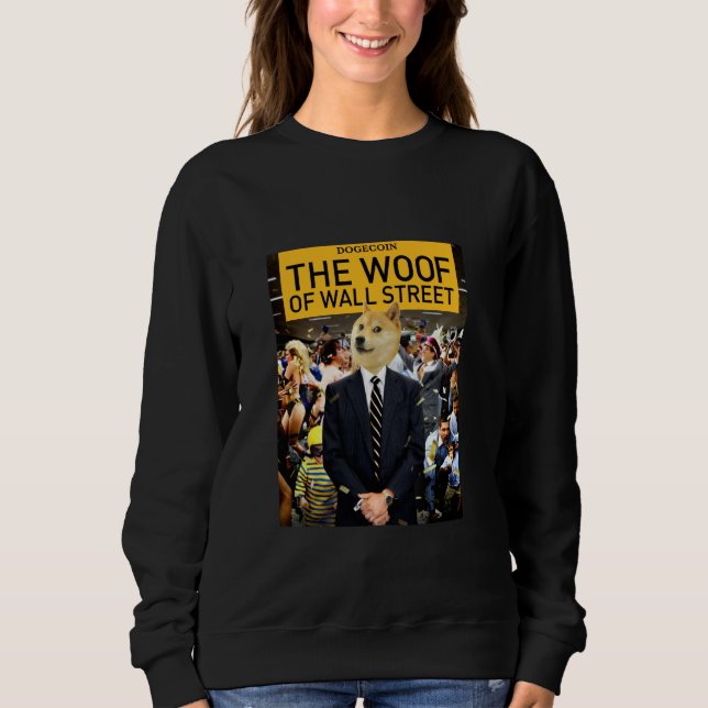 Dogecoin the Woof T Shirt (Framsida)