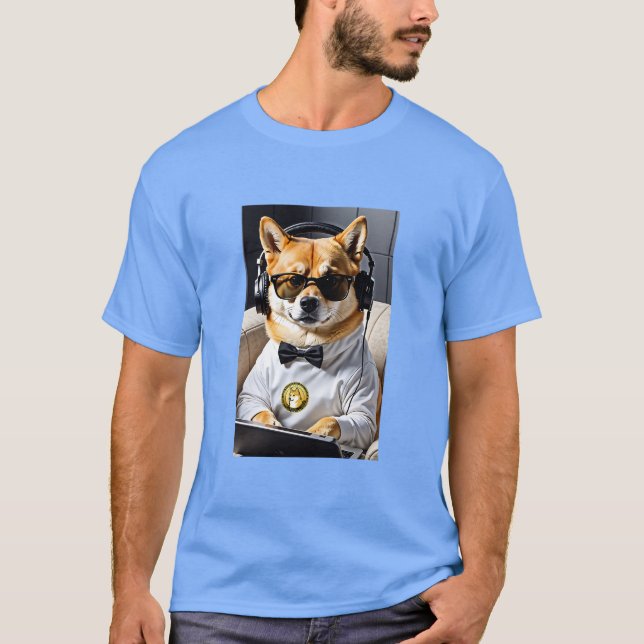 Dogecoin till Måne T Shirt (Framsida)