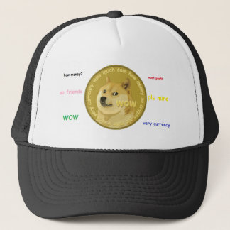 Dogecoin tillbehör den Chatty Shibaen Inu Truckerkeps