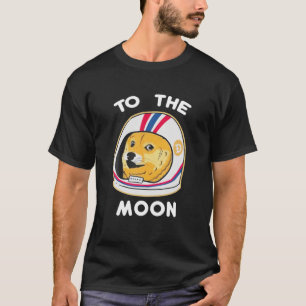 Dogecoin to Måne Coola Doge Coin Crypto Currenc T Shirt