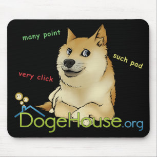 Dogehouse Doge Meme Mousepad Musmatta