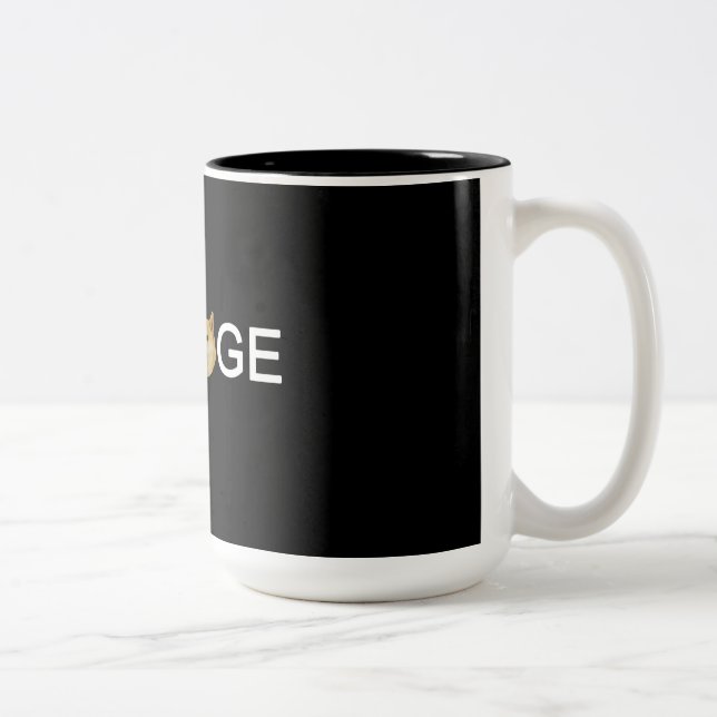 Dogekaffemugg Två-Tonad Mugg (Höger)