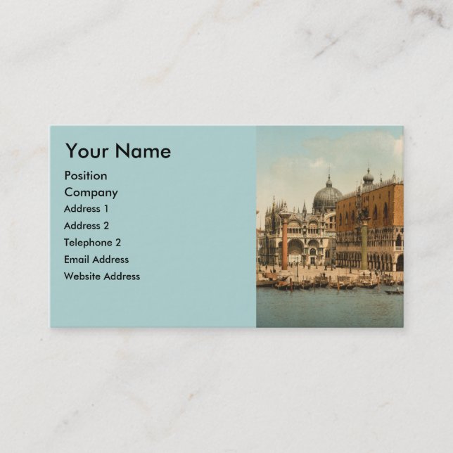 Doge's Palace I, Venedig, Italien Visitkort (Framsida)