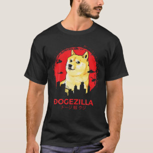 Dogezilla Doge Coin Crypto Hodl Dogecoin Coola T Shirt