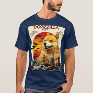 Dogezilla Funny Doge Meme Giant Shiba Inu Funny Do T Shirt
