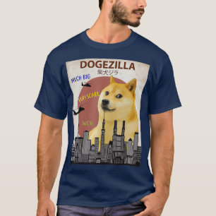 DogezillaFunny DOGE MEME Shiba Inu Hund T Shirt