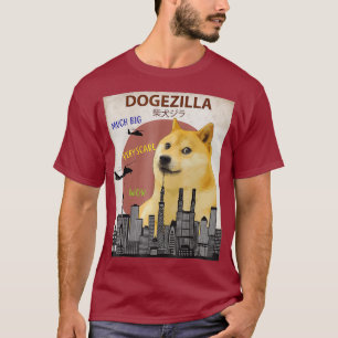 DogezillaFunny DOGE MEME Shiba Inu Hund tröja