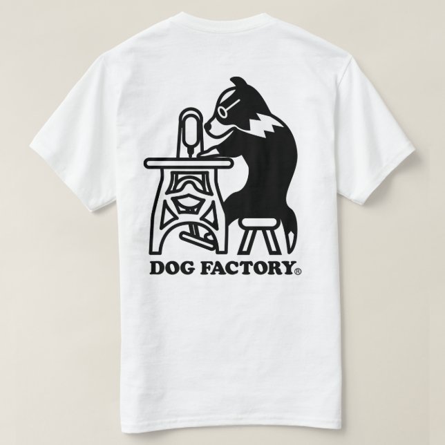 DOGFACTORYロゴTシャツ（バックプリント） T SHIRT (Design baksida)