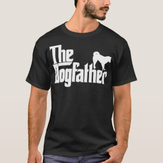 Dogfader Siberian husky Hund Far Pappa T Shirt