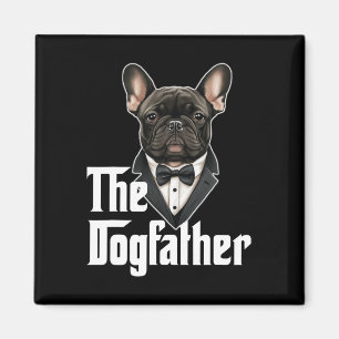 Dogfather Fransk Bulldog Pappa Frenchie Pappa Hund Magnet