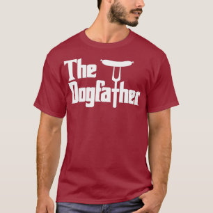 Dogfather Hett Hund Funny Grilling Pun T Shirt