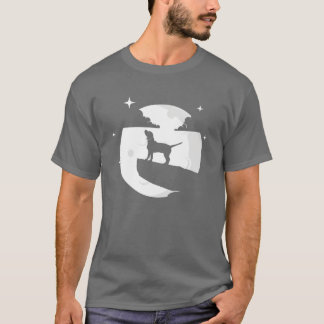 Dogfather Hund Pappa Hund Mamma Hund älskare Beagl T Shirt